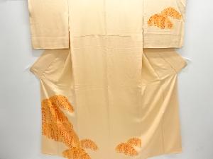 草花模様訪問着